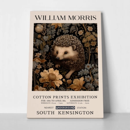 Πινακας σε καμβά WILLIAM MORRIS - HEDGEHOG