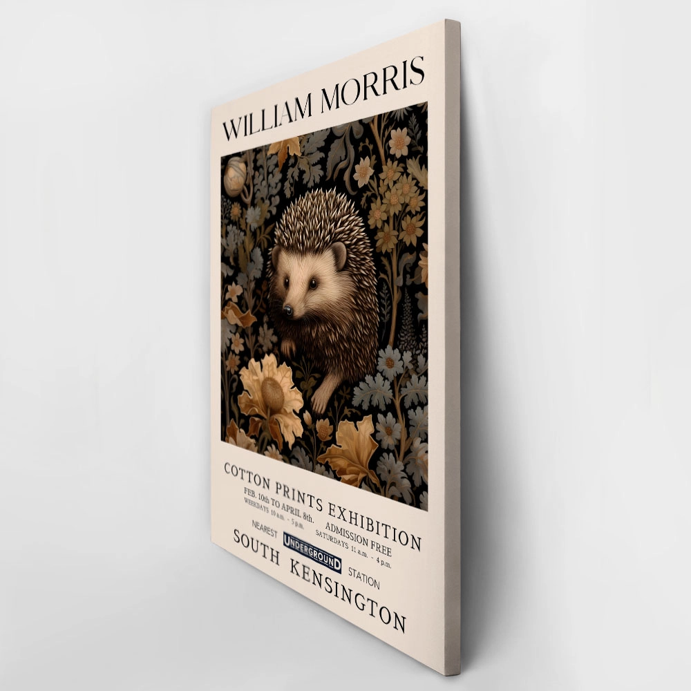 Πινακας σε καμβά WILLIAM MORRIS - HEDGEHOG