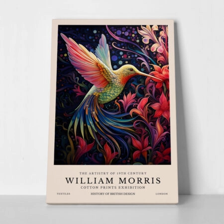 Πινακας σε καμβά WILLIAM MORRIS - HUMMING BIRD 1 - William Morris
