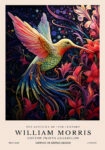 Πινακας σε καμβά WILLIAM MORRIS - HUMMING BIRD 1