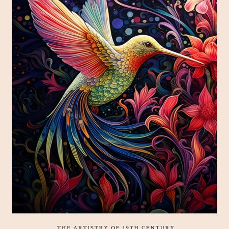 Πινακας σε καμβά WILLIAM MORRIS - HUMMING BIRD 1 - William Morris Sticky 5