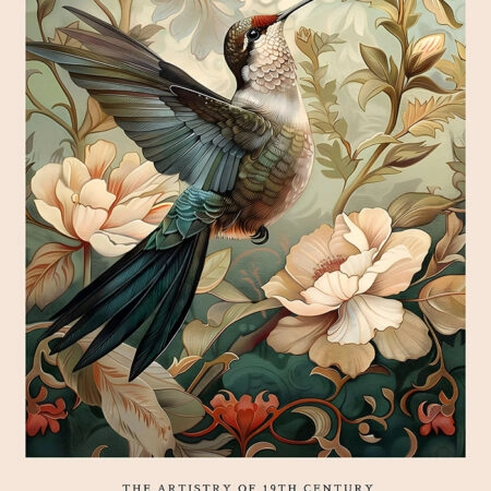 Πινακας σε καμβά WILLIAM MORRIS - HUMMING BIRD 2 - William Morris Sticky 5