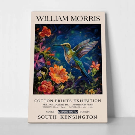 Πινακας σε καμβά WILLIAM MORRIS - HUMMING BIRD 3 - William Morris