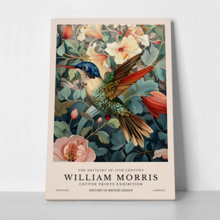 Πινακας σε καμβά WILLIAM MORRIS - HUMMING BIRD 4 - William Morris