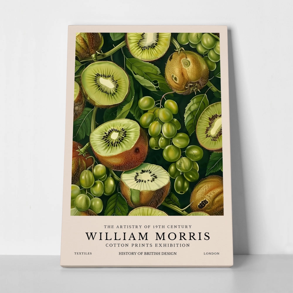 Πινακας σε καμβά WILLIAM MORRIS - KIWI FRUIT