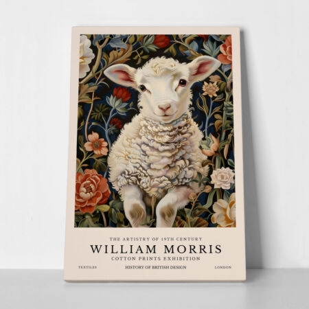 Πινακας σε καμβά WILLIAM MORRIS - LAMB