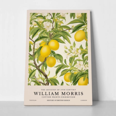Πινακας σε καμβά WILLIAM MORRIS - LEMON TREE