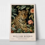 Πινακας σε καμβά WILLIAM MORRIS - LEOPARD 1