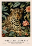 Πινακας σε καμβά WILLIAM MORRIS - LEOPARD 1