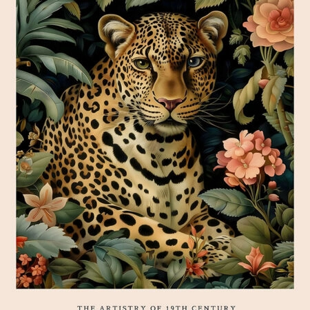Πινακας σε καμβά WILLIAM MORRIS - LEOPARD 1 - William Morris Sticky 5