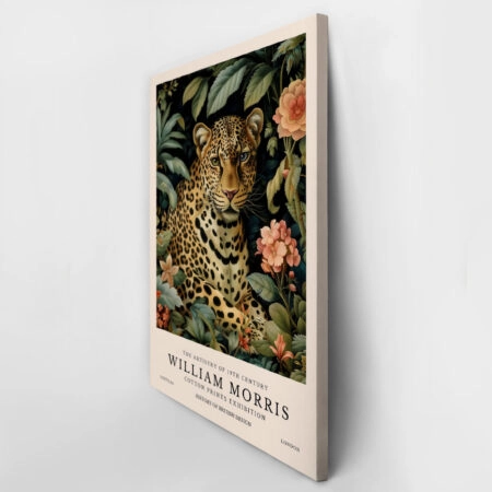 Πινακας σε καμβά WILLIAM MORRIS - LEOPARD 1 - William Morris Sticky 2