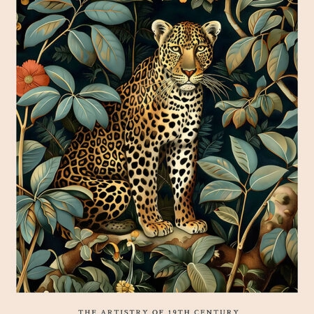 Πινακας σε καμβά WILLIAM MORRIS - LEOPARD 2 - William Morris Sticky 5