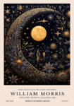 Πινακας σε καμβά WILLIAM MORRIS - MOON AND STARS 1
