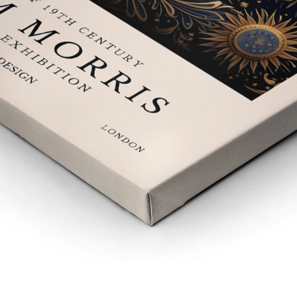 Πινακας σε καμβά WILLIAM MORRIS - MOON AND STARS 1