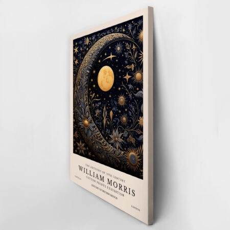 Πινακας σε καμβά WILLIAM MORRIS - MOON AND STARS 1 - William Morris Sticky 2