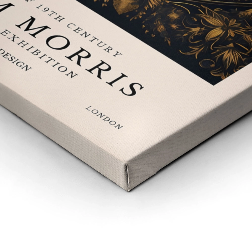 Πινακας σε καμβά WILLIAM MORRIS - MOON AND STARS 2