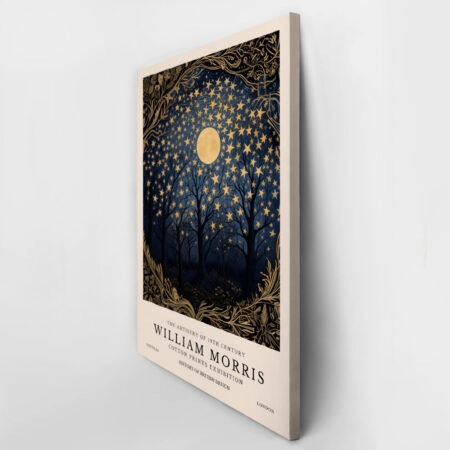 Πινακας σε καμβά WILLIAM MORRIS - MOON AND STARS 3 - William Morris Sticky 2