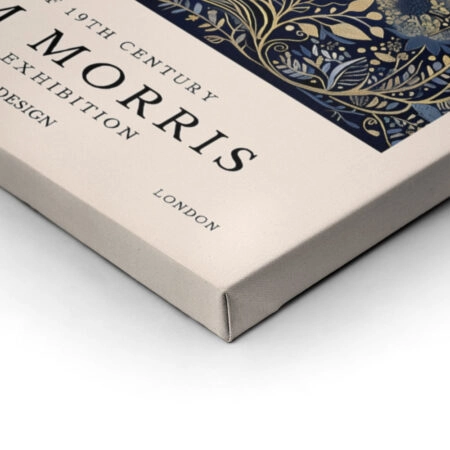 Πινακας σε καμβά WILLIAM MORRIS - MOON AND STARS 4 - William Morris Sticky 1