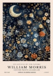 Πινακας σε καμβά WILLIAM MORRIS - MOON AND STARS 6