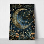 Πινακας σε καμβά WILLIAM MORRIS - MOON AND STARS 8