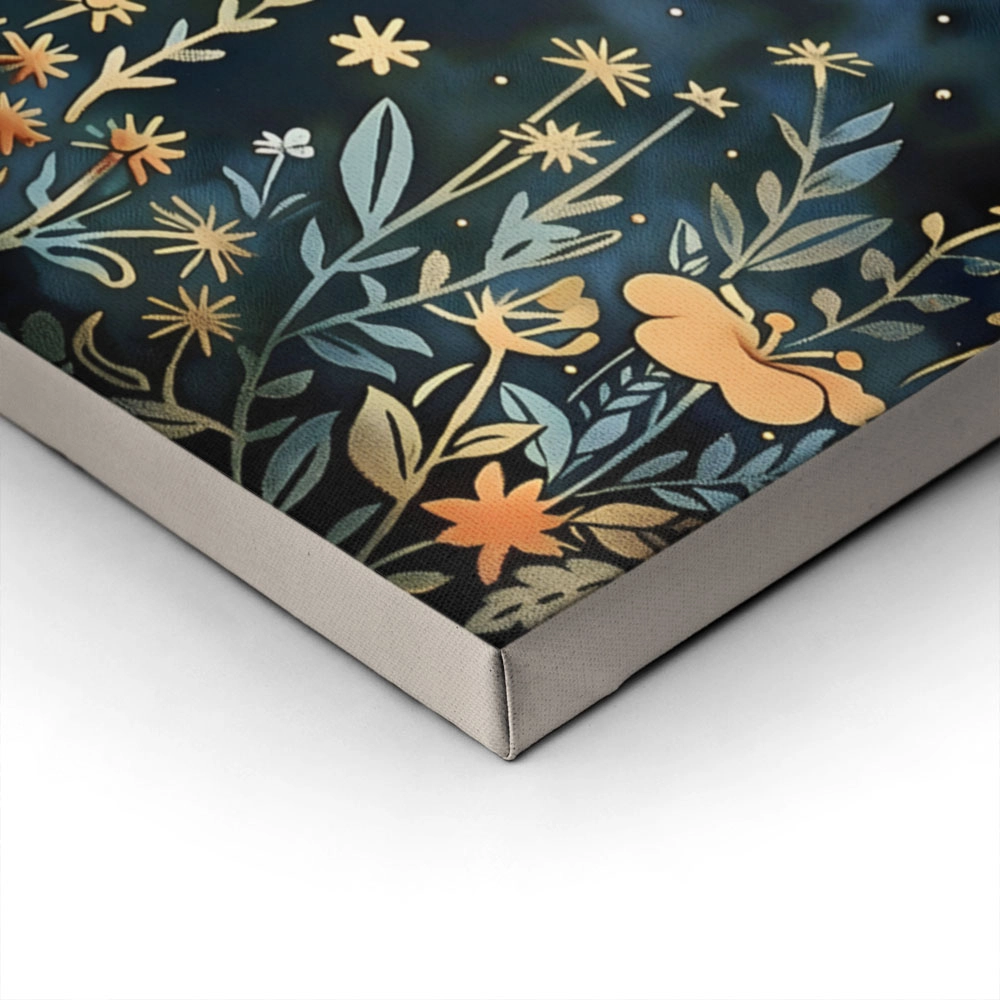 Πινακας σε καμβά WILLIAM MORRIS - MOON AND STARS 8