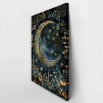 Πινακας σε καμβά WILLIAM MORRIS - MOON AND STARS 8