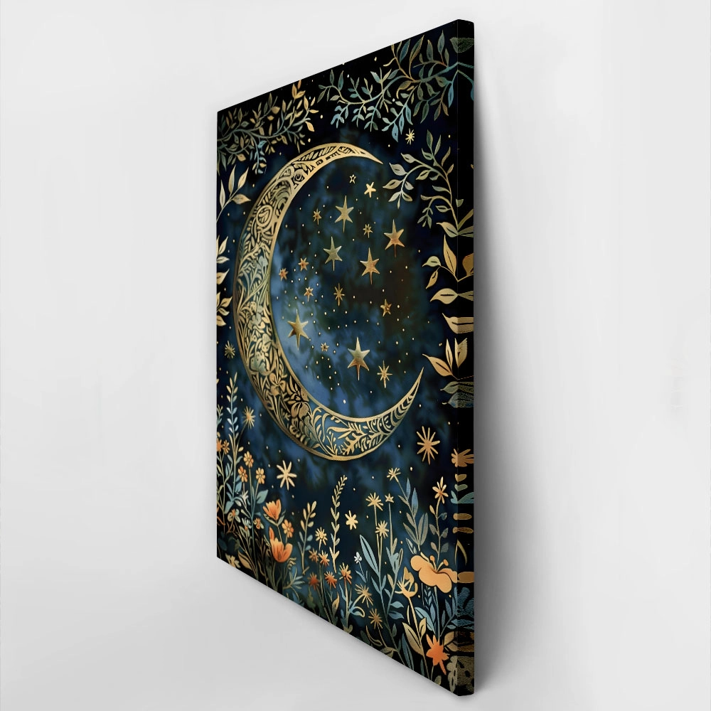 Πινακας σε καμβά WILLIAM MORRIS - MOON AND STARS 8