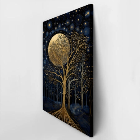 Πινακας σε καμβά WILLIAM MORRIS - MOON AND STARS 9 - William Morris Sticky 2