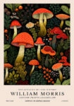 Πινακας σε καμβά WILLIAM MORRIS - MUSHROOM 1