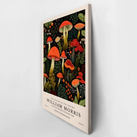 Πινακας σε καμβά WILLIAM MORRIS - MUSHROOM 1 - William Morris Sticky 2