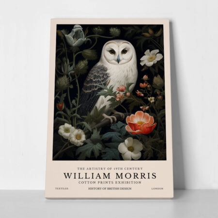 Πινακας σε καμβά WILLIAM MORRIS - OWL 2