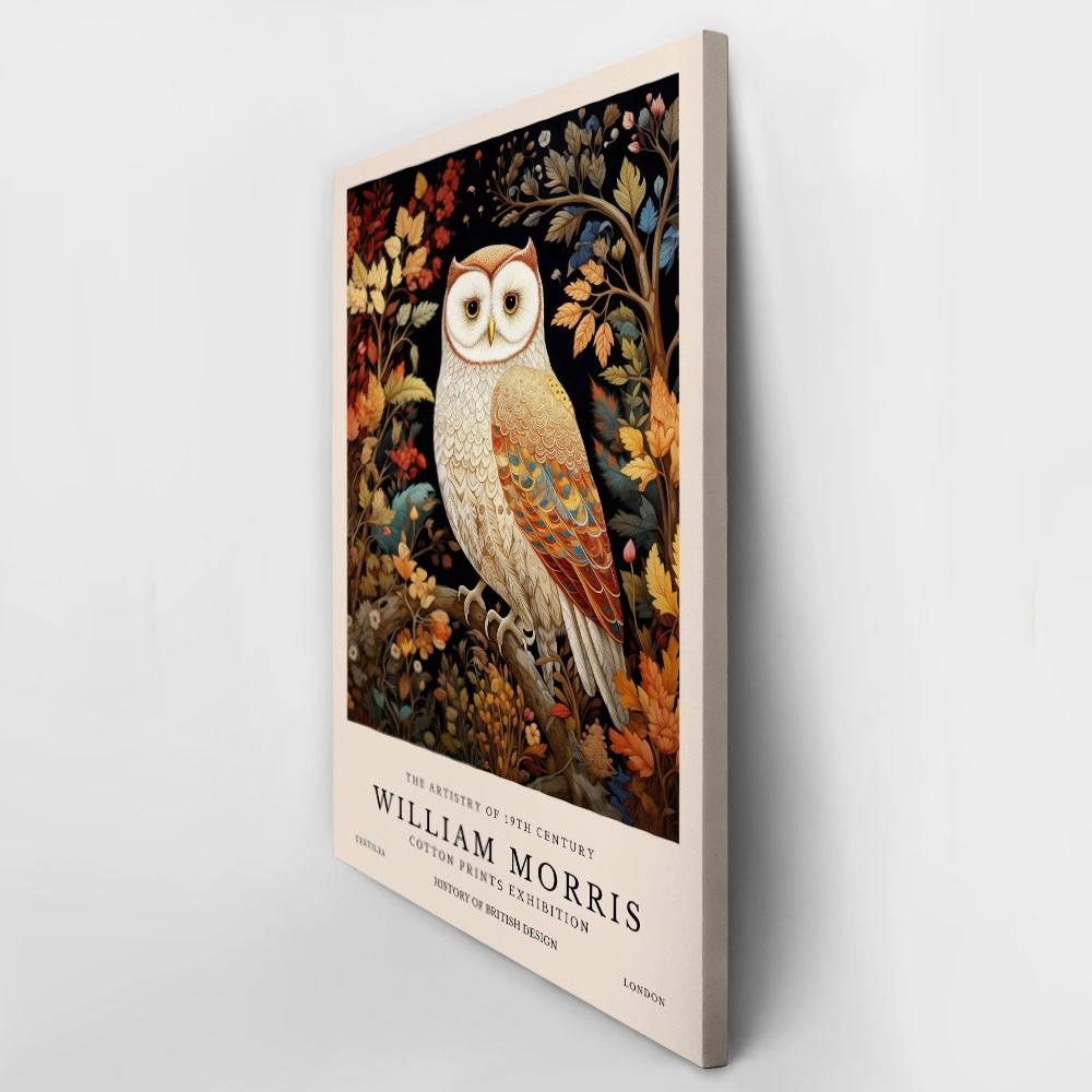 Πινακας σε καμβά WILLIAM MORRIS - OWL 3