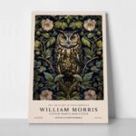 Πινακας σε καμβά WILLIAM MORRIS - OWL 4