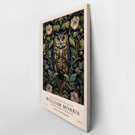 Πινακας σε καμβά WILLIAM MORRIS - OWL 4 - William Morris Sticky 2