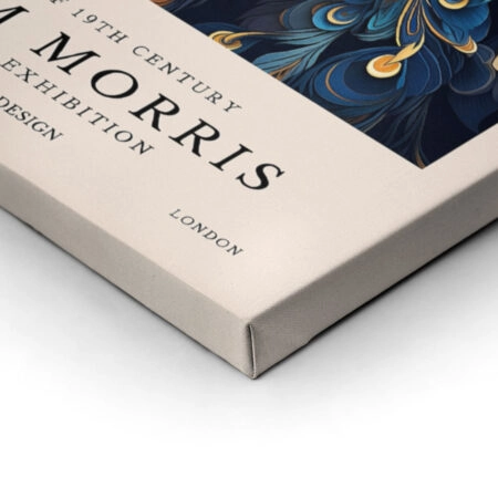 Πινακας σε καμβά WILLIAM MORRIS - PEACOCK 1 - William Morris Sticky 1