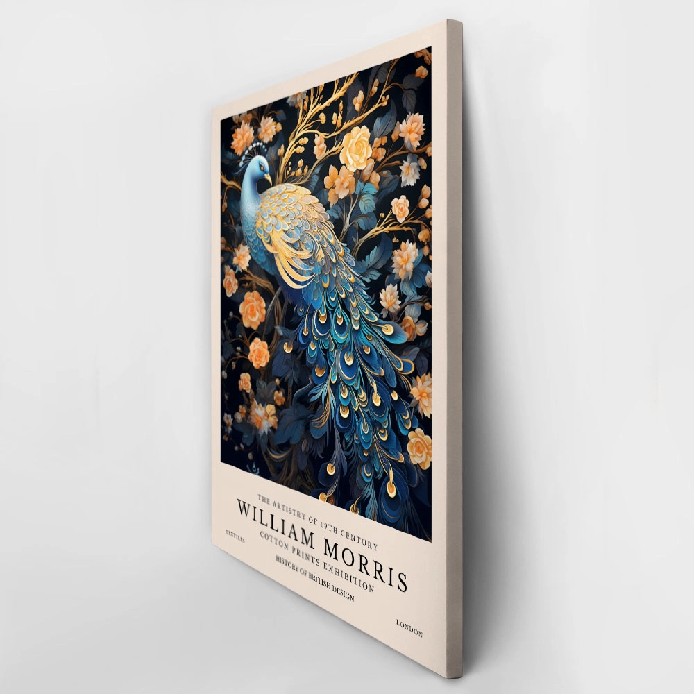 Πινακας σε καμβά WILLIAM MORRIS - PEACOCK 1