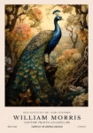 Πινακας σε καμβά WILLIAM MORRIS - PEACOCK 2