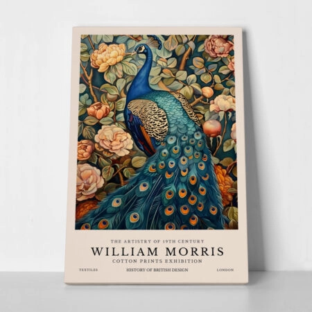 Πινακας σε καμβά WILLIAM MORRIS - PEACOCK 3 - William Morris
