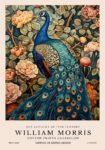 Πινακας σε καμβά WILLIAM MORRIS - PEACOCK 3