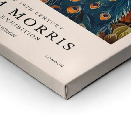Πινακας σε καμβά WILLIAM MORRIS - PEACOCK 3 - William Morris Sticky 1