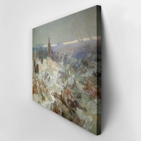 Πινακας σε καμβά ALPHONSE MUCHA - AFTER THE BATTLE OF GRUNWALD - Alphonse Mucha Sticky 2