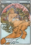 Πινακας σε καμβά ALPHONSE MUCHA - AU QUARTIER LATIN
