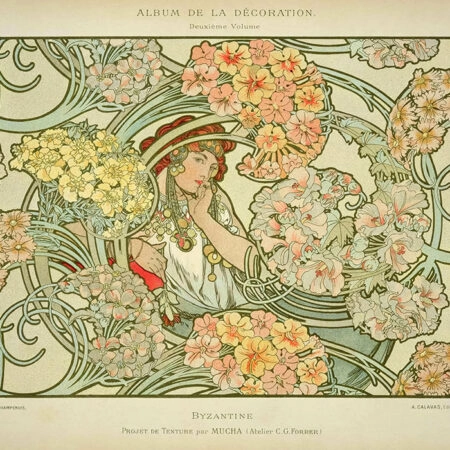Πινακας σε καμβά ALPHONSE MUCHA - BYZANTINE - Alphonse Mucha Sticky 5