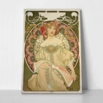 Πινακας σε καμβά ALPHONSE MUCHA - DAYDREAM