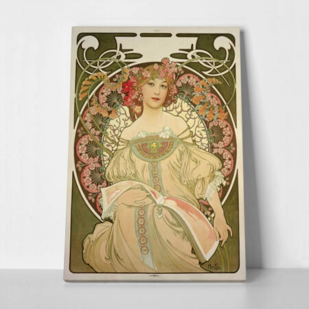 Πινακας σε καμβά ALPHONSE MUCHA - DAYDREAM