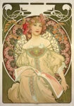 Πινακας σε καμβά ALPHONSE MUCHA - DAYDREAM