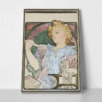 Πινακας σε καμβά ALPHONSE MUCHA - LANCE PARFUM RODO