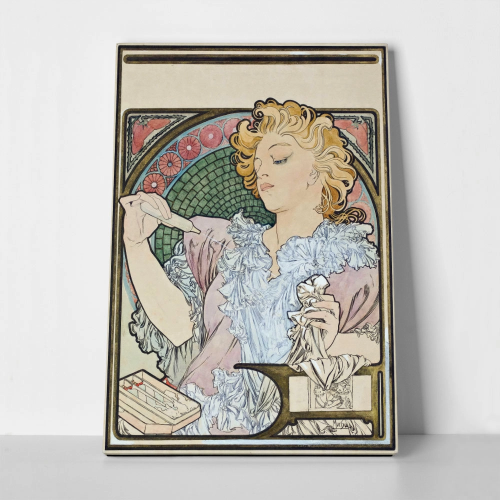 Πινακας σε καμβά ALPHONSE MUCHA - LANCE PARFUM RODO