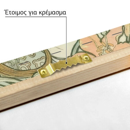 Πινακας σε καμβά ALPHONSE MUCHA - LANGUAGE OF FLOWERS - Alphonse Mucha Sticky 4