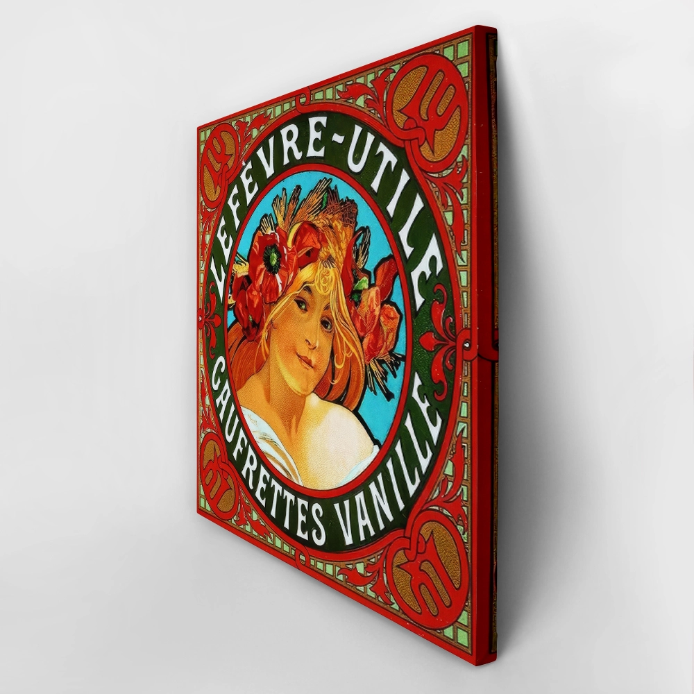 Πίνακας σε καμβά ALPHONSE MUCHA - LEFEVRE UTILE